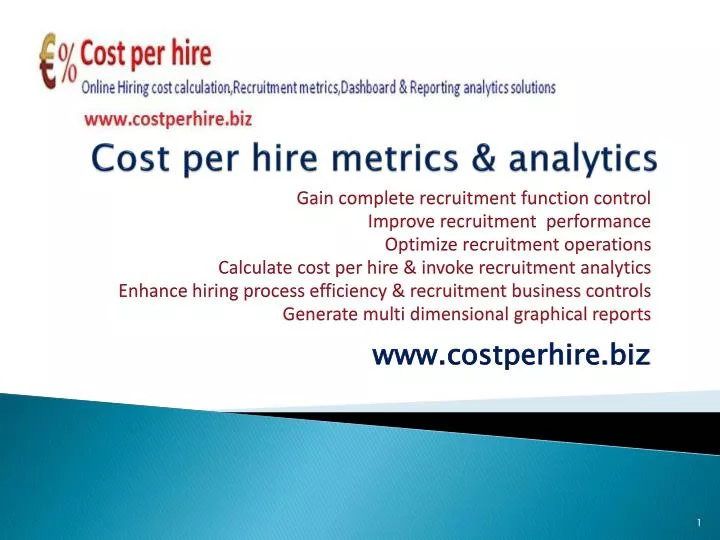 PPT SHRM Recruitment cost per hire calculator PowerPoint Presentation