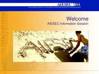 Welcome AIESEC Information Session