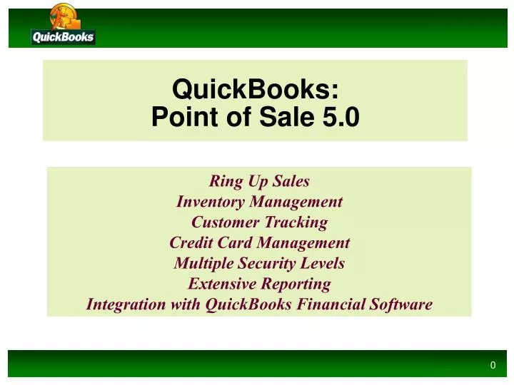 quickbooks point of sale 5 0