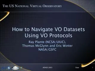 How to Navigate VO Datasets Using VO Protocols