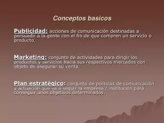 conceptos basicos