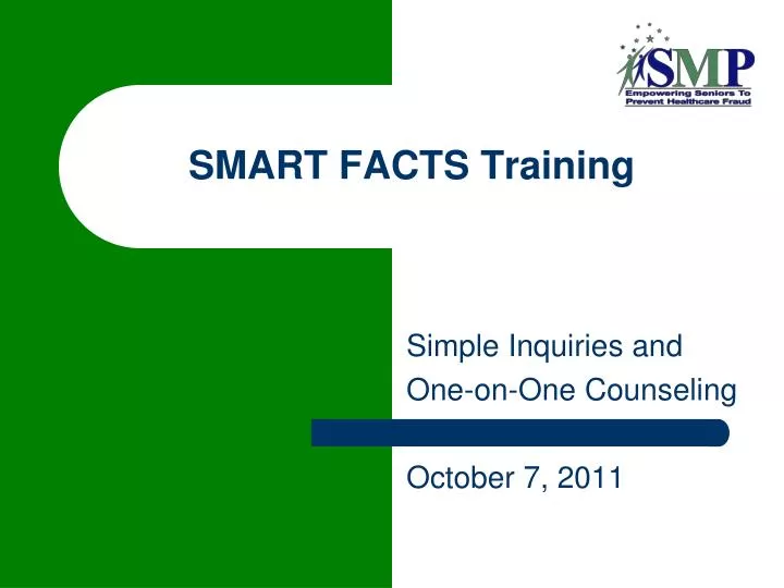 smart facts training