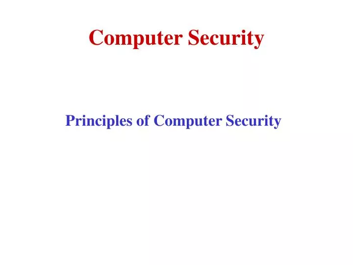 computer security