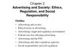 Chapter 2 Advertising and Society: Ethics, Regulation, and Social Responsibility - slide 1
