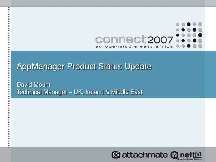 appmanager product status update