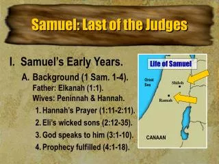 Samuel: Last of the Judges