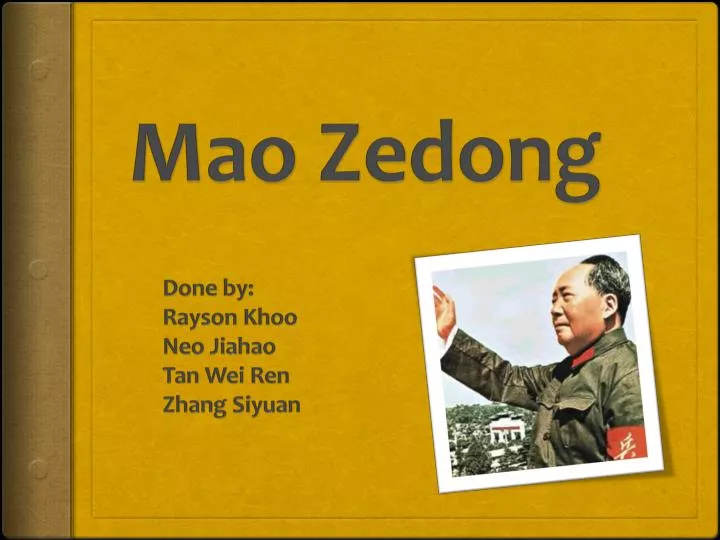 mao zedong