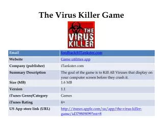 the virus killer game