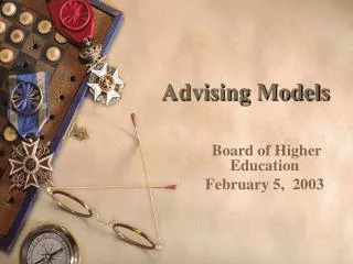 Advising Models