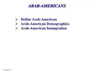 ARAB-AMERICANS