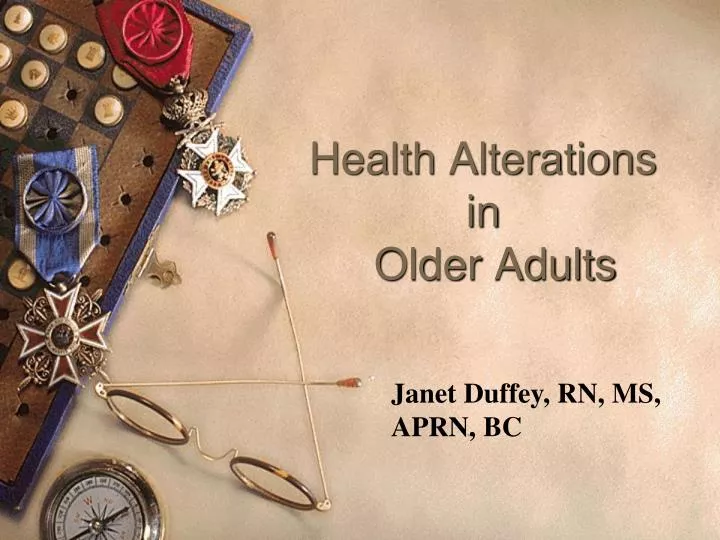 health alterations in older adults