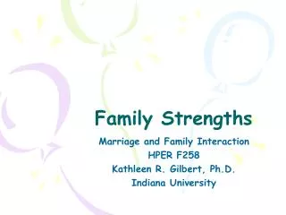 Family Strengths