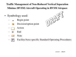 Traffic Management of Non-Reduced Vertical Separation Minima (RVSM) Aircraft Operating in RVSM Airspace