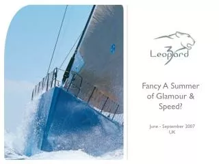 Fancy A Summer of Glamour &amp; Speed?