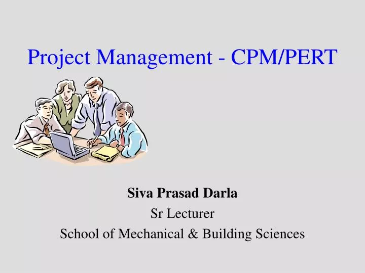 project management cpm pert