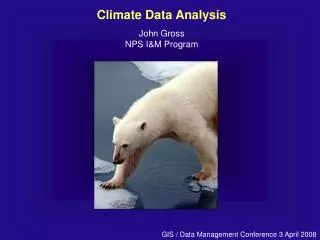Climate Data Analysis