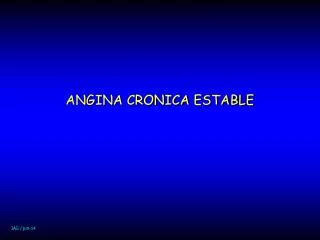 angina cronica estable