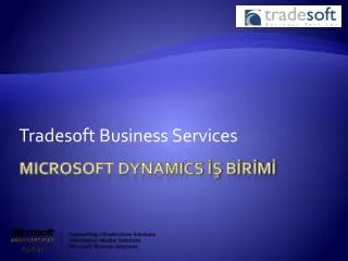 Microsoft dynamICS İŞ BİRİMİ