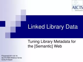 Linked Library Data