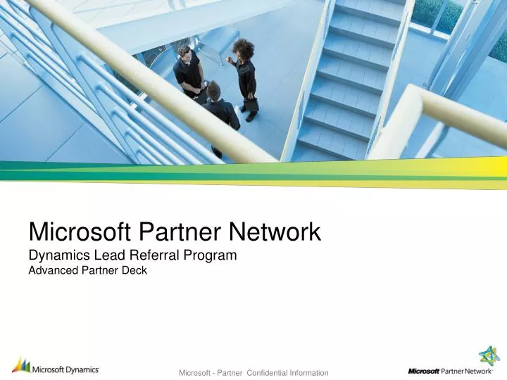 microsoft partner network dynamics lead referral program advanced partner deck