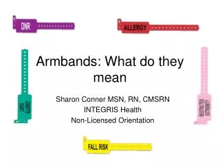 Armbands: What do they mean
