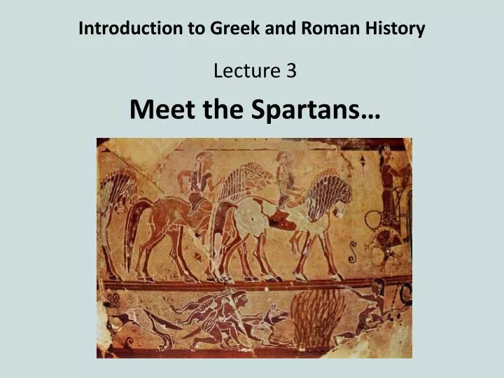 introduction to greek and roman history