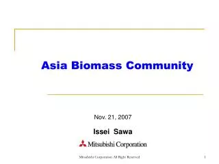 Asia Biomass Community