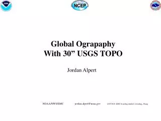 Global Ograpaphy With 30” USGS TOPO