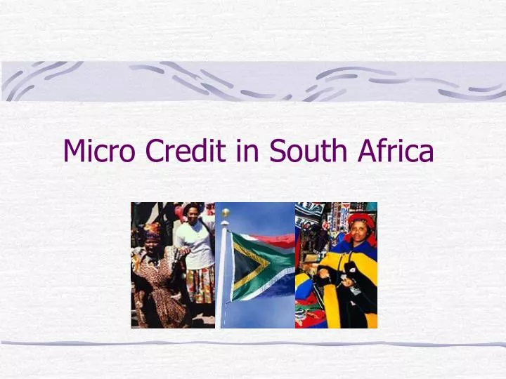 micro credit in south africa