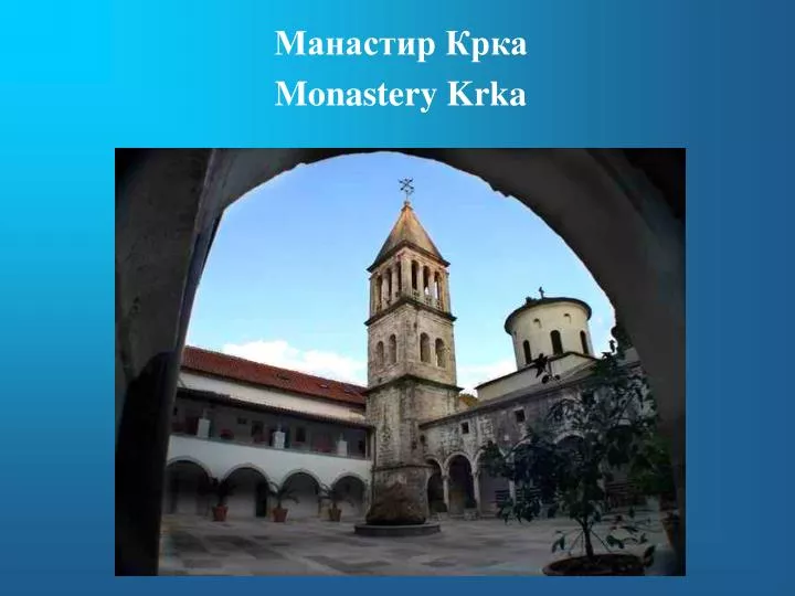 monastery krka
