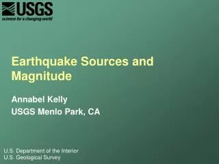 Earthquake Sources and Magnitude