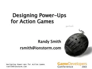 Designing Power-Ups for Action Games