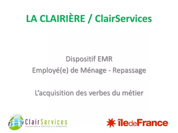 la clairi re clairservices