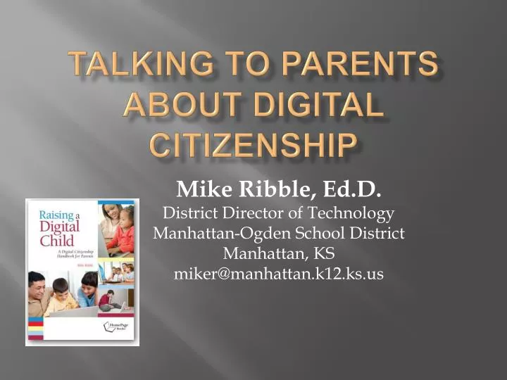 talking to parents about digital citizenship