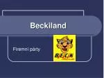 Beckiland - slide 1