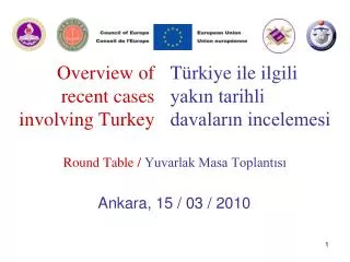 overview of recent cases involving turkey