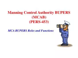 Manning Control Authority BUPERS (MCAB) (PERS-453)