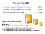 Microsoft Office ( OEM ) - slide 1