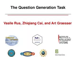 The Question Generation Task