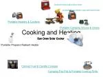 Cooking and Heating - slide 1