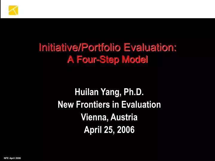 initiative portfolio evaluation a four step model