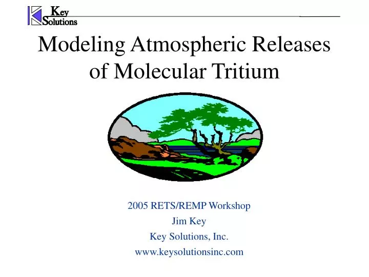 modeling atmospheric releases of molecular tritium