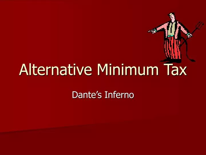 alternative minimum tax