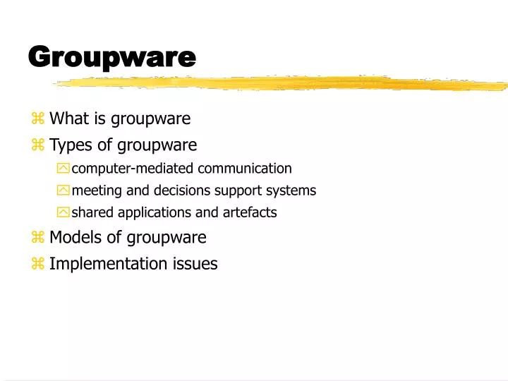 groupware