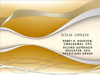 ICD-10 Update