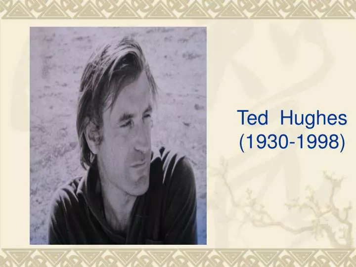 ted hughes 1930 1998