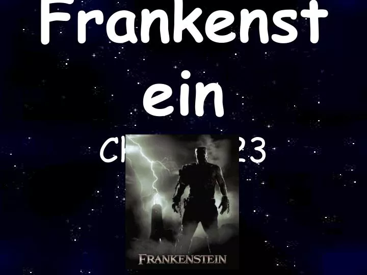 frankenstein ch 18 23