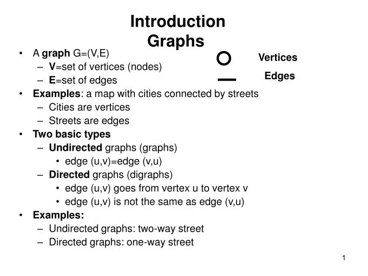 introduction graphs