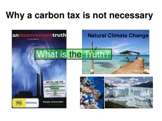 Why a carbon tax is not necessary