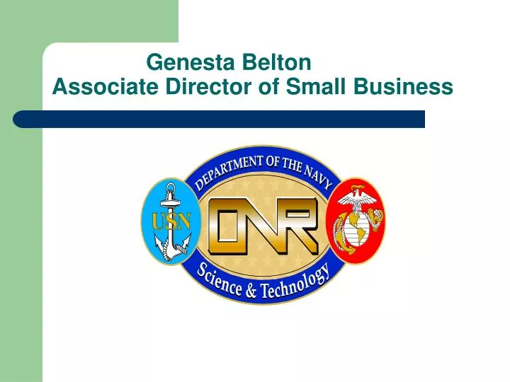 genesta belton associate director of small business